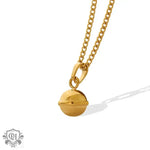 18K Gold Bell Pendant Necklace - QH Clothing