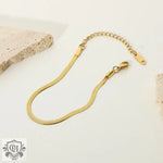 18K Gold Blade Bracelet - QH Clothing