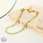 18K Gold Blade Bracelet - QH Clothing