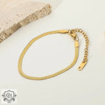 18K Gold Blade Bracelet - QH Clothing