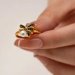 18K Gold Bow Knot Ring - QH Clothing