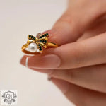 18K Gold Bow Knot Ring - QH Clothing