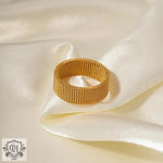 18K Gold Braided Elegance Ring - QH Clothing