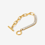 18K Gold Buckle Design Bracelet - QH Clothing