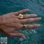 18K Gold Camellia Ring - QH Clothing