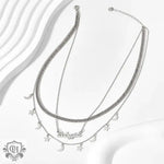 18K Gold Celestial Letter Stacked Necklace - QH Clothing