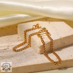 18K Gold Chain Drop Earrings - QH Clothing