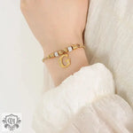 18K Gold Classic and Fashionable Initial Bracelet - QH Clothing