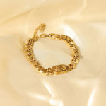 18K Gold Cuban Chain Bracelet - QH Clothing