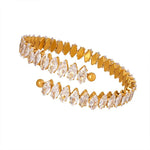 18K Gold Dazzling Zircon Design Bracelet - QH Clothing