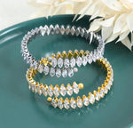 18K Gold Dazzling Zircon Design Bracelet - QH Clothing