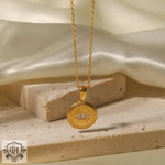 18K Gold Devil's Eye Pendant Necklace - QH Clothing