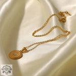 18K Gold Devil's Eye Pendant Necklace - QH Clothing