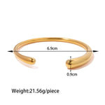 18K Gold Diamond Opening Versatile Bracelet - QH Clothing