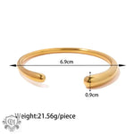 18K Gold Diamond Opening Versatile Bracelet - QH Clothing