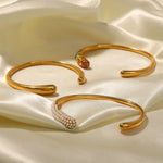 18K Gold Diamond Opening Versatile Bracelet - QH Clothing