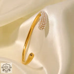 18K Gold Diamond Opening Versatile Bracelet - QH Clothing