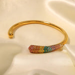 18K Gold Diamond Opening Versatile Bracelet - QH Clothing