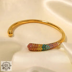 18K Gold Diamond Opening Versatile Bracelet - QH Clothing