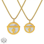 18K Gold Doraemon Bell Pendant Necklace - QH Clothing