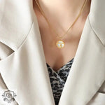 18K Gold Doraemon Bell Pendant Necklace - QH Clothing