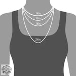 18K Gold Double Layered Necklace with Double Medal Tassel - QH Clothing