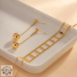 18K Gold Double Layered Versatile Necklace - QH Clothing