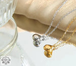 18K Gold Drop Pendant Necklace - QH Clothing