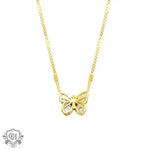 18K Gold Elegant Butterfly Necklace - QH Clothing