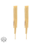 18K Gold Elegant Tassel Earrings - QH Clothing