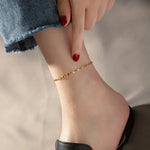 18k Gold Exquisite Lips Design Versatile Anklet - QH Clothing