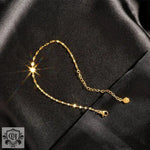 18k Gold Exquisite Lips Design Versatile Anklet - QH Clothing