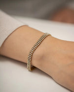 18K Gold Exquisite Multi-Layer Diamond Design Bracelet & Necklace - QH Clothing