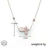 Silver butterfly pendant necklace in 18K gold for social occasions and daily wear