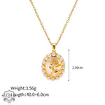 18K Gold Flower Pearl Pendant Necklace - QH Clothing