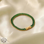 18K Gold Full Zircon Design Bracelet - QH Clothing