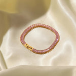 18K Gold Full Zircon Design Bracelet - QH Clothing