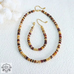 18K Gold Gem Bead Bracelet & Necklace - QH Clothing