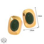 18K Gold Geometric Earrings - QH Clothing