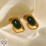 18K Gold Geometric Earrings - QH Clothing