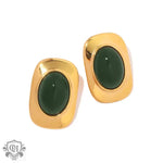 18K Gold Geometric Earrings - QH Clothing