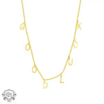 18K Gold "GOOD LUCK" Pendant Necklace - QH Clothing