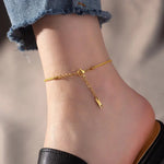 18k Gold Gypsophila Anklet - QH Clothing
