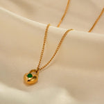 18K Gold Heart Padlock Necklace - QH Clothing