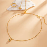 18K Gold Heart Padlock Necklace - QH Clothing