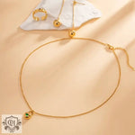 18K Gold Heart Padlock Necklace - QH Clothing