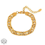 18K Gold Hip-Hop Style Bracelet - QH Clothing