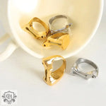 18K Gold Hollow Design Ring - QH Clothing