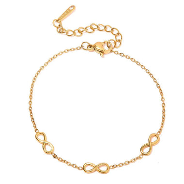 18K Gold Infinity Symbol Bracelet - QH Clothing