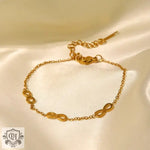 18K Gold Infinity Symbol Bracelet - QH Clothing